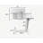 Overbed Bedside Desk, Mobile Rolling Laptop Stand Tilting Overbed Table with Wheels-709419935