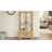 Lighted Glass Curio Display Cabinet With Adjustable Shelves - 2 Doors