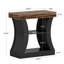 23.6" 3-Tier Nightstand Set of 2, Modern Bedside Table with Storage Shelves for Bedroom-133683112
