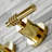 Kingston Brass Milano Two-Handle 3-Hole Wall Mount Bathroom Faucet-43709621