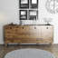 Console moderne en noyer avec pieds en plastique, 70,9 po x 31,5 po x 17,7 po | 100% panneau de particules enduit de mélamine, épaisseur: 0,7 pouce | Tablettes multiples, conception murale, élégante et fonctionnelle pour tout espace-83205614