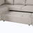 Toko Modern U-shaped Sectional Sofa With Pull Out Bed And Storage Chaise/Shelf & USB Ports-512064216