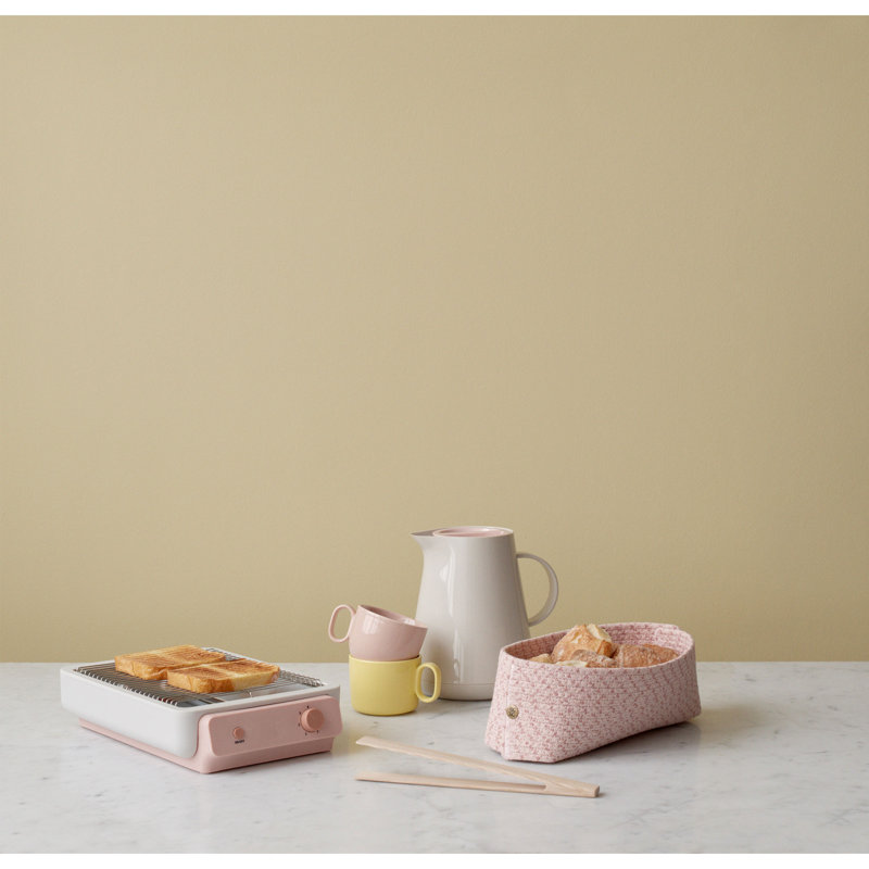 RIG-TIG By Stelton Cotton Bread Basket, 30cm H x 15cm W x 10cm D, Rose