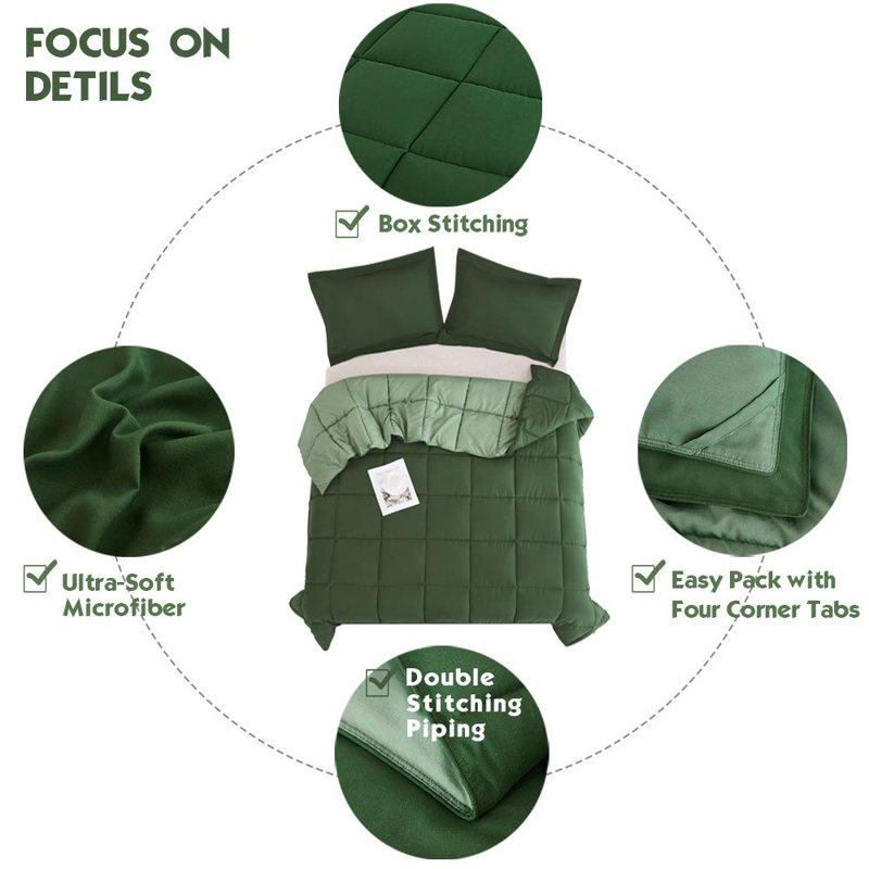 Machine Woven Sheet Set, Green