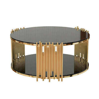 Round Drum Coffee Table, Center Table