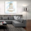 «Retro Fixtures 2» par Ethan Harper, art mural en verre acrylique, 36 po x 36 po