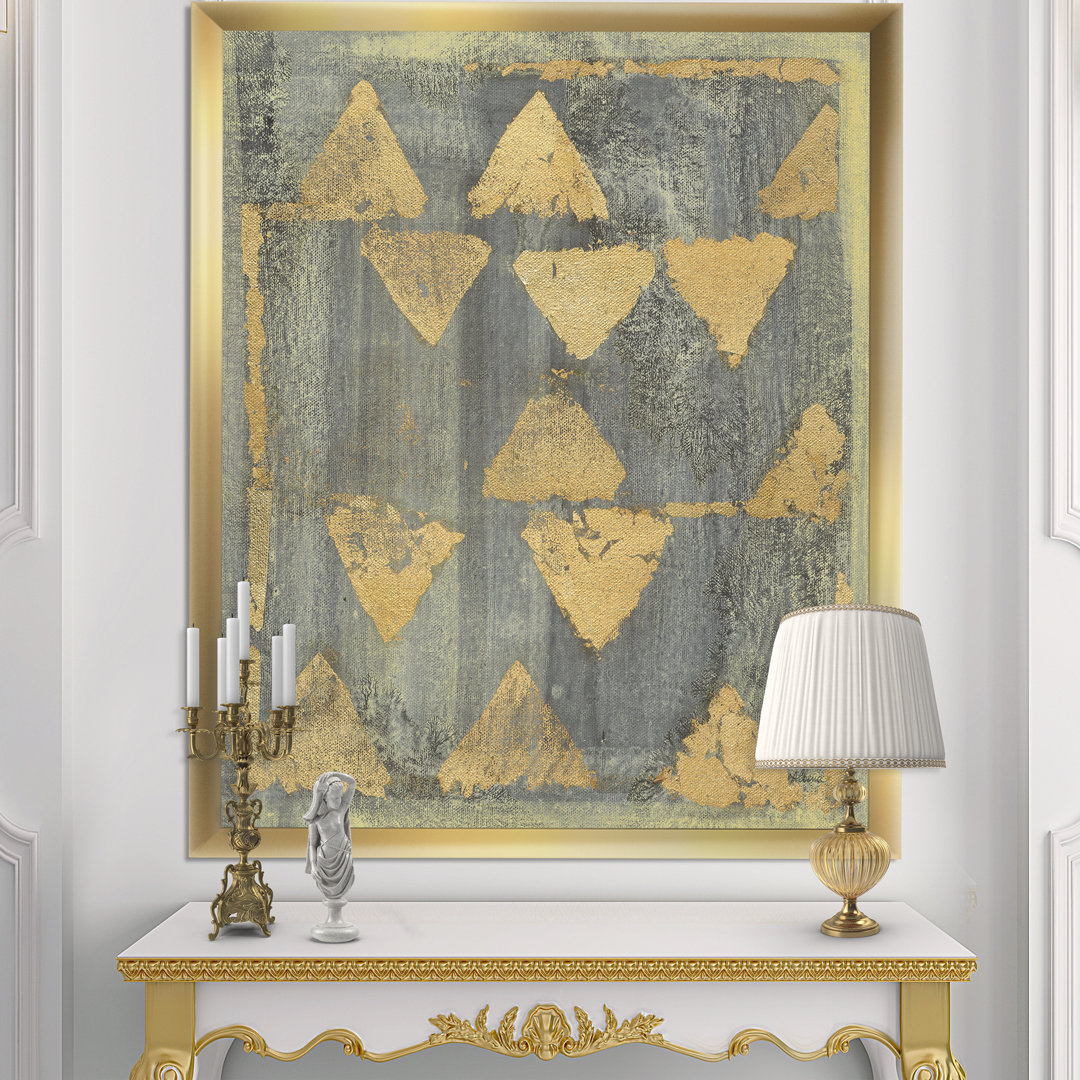 " Glam Metallic Form I " East Urban Home