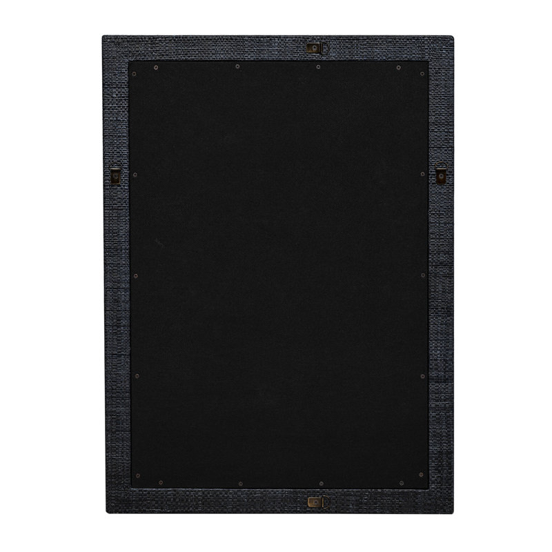 Kehoe Raffia Mirror, Navy