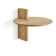 Sidekick Circle Solid Wood Floating Shelf