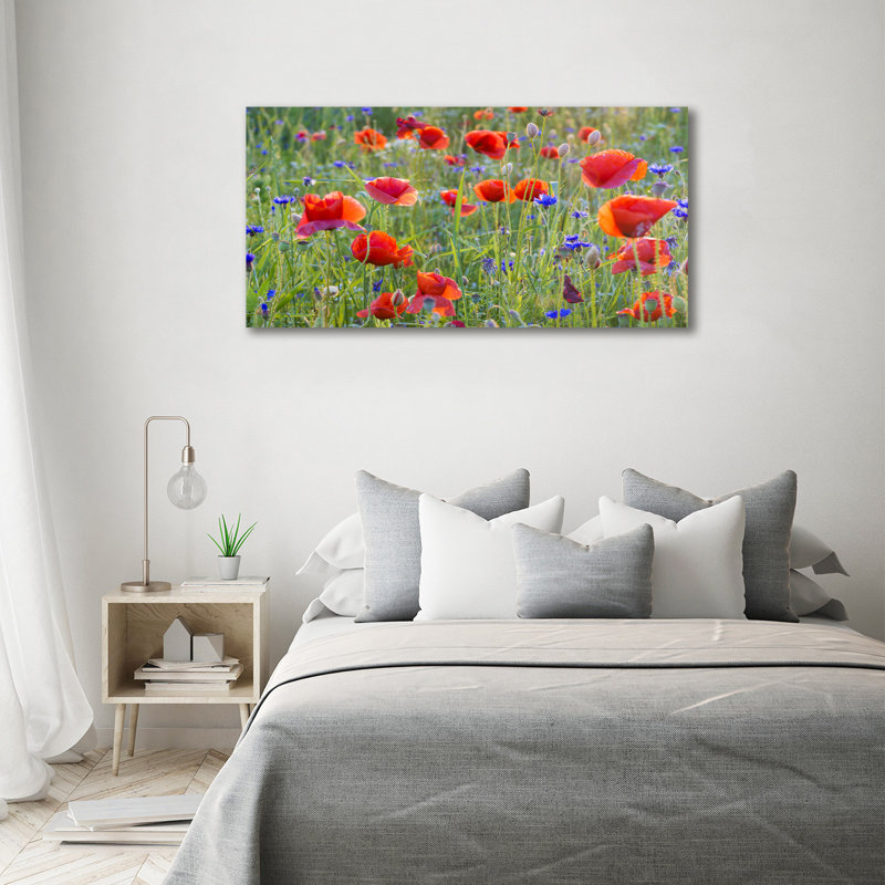 Field Flowers - Wrapped Canvas Print