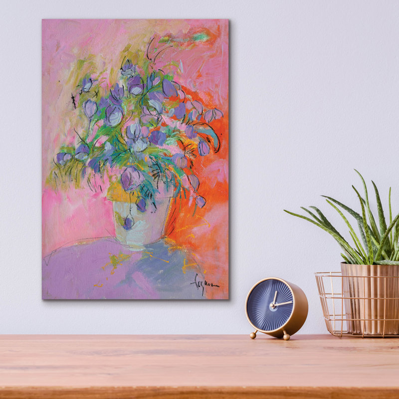 «Cup Runneth Over» par Dorothy Fagan, art mural acrylique, 12 po x 16 po