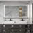 Bhanmati Rectangle LED Mirror, Bathroom/Vanity Mirror with Dimmable Lights, Wall-Mounted-1288296233