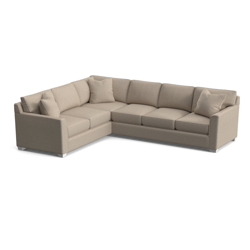 Frye L-Sectional, Frost White, Left Hand Facing, Elite Ivory; 0321-91