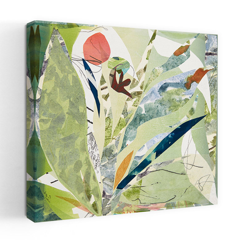 Ilhabela, art contemporain abstrait, H 24 po x l 24 po