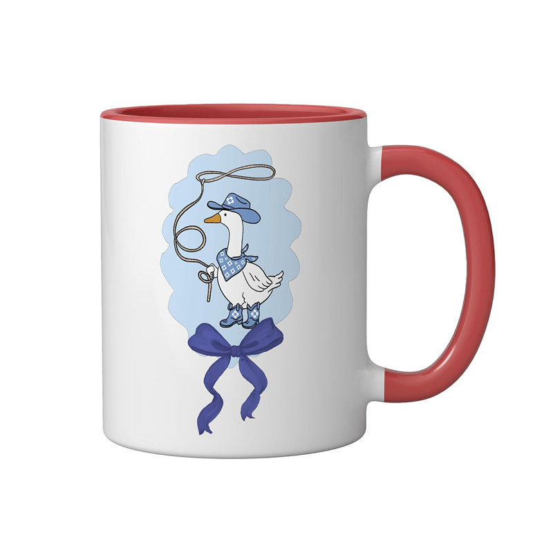 Ceramic Coffee Mug, Red