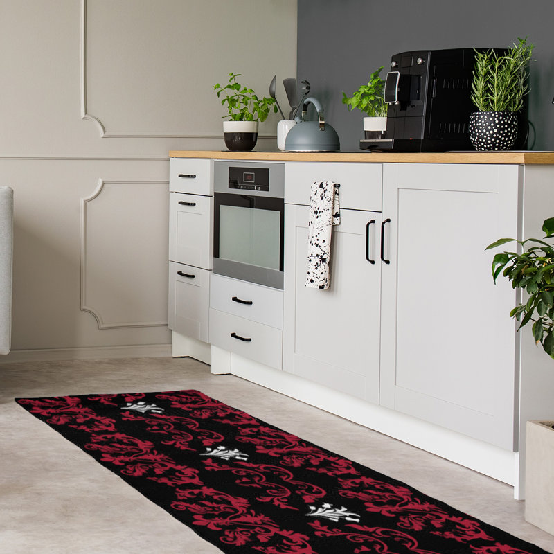 Tapis de couloir noir