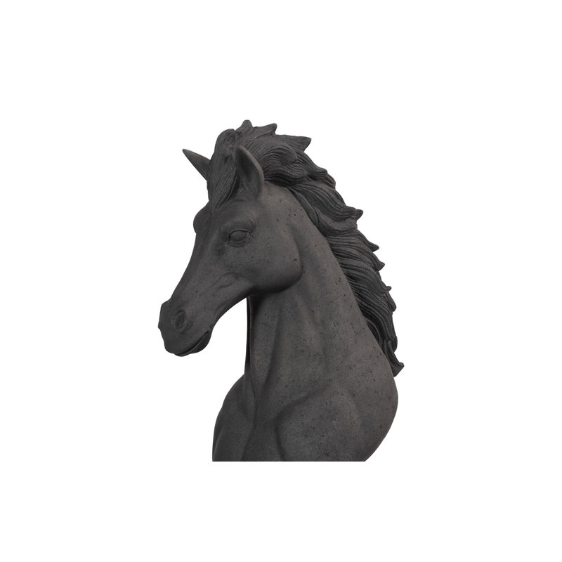Knight Chess Sculpture, Black