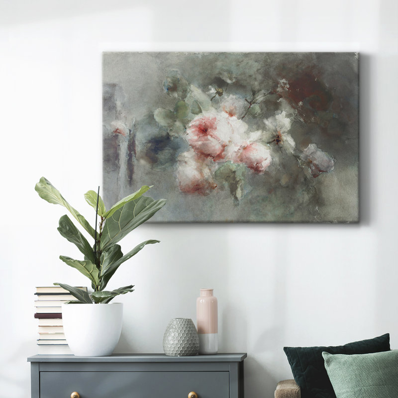 «Vintage Botanical - CIV» sur toile, H 19 po x l 28 po x P 1,5 po, Toile tendue