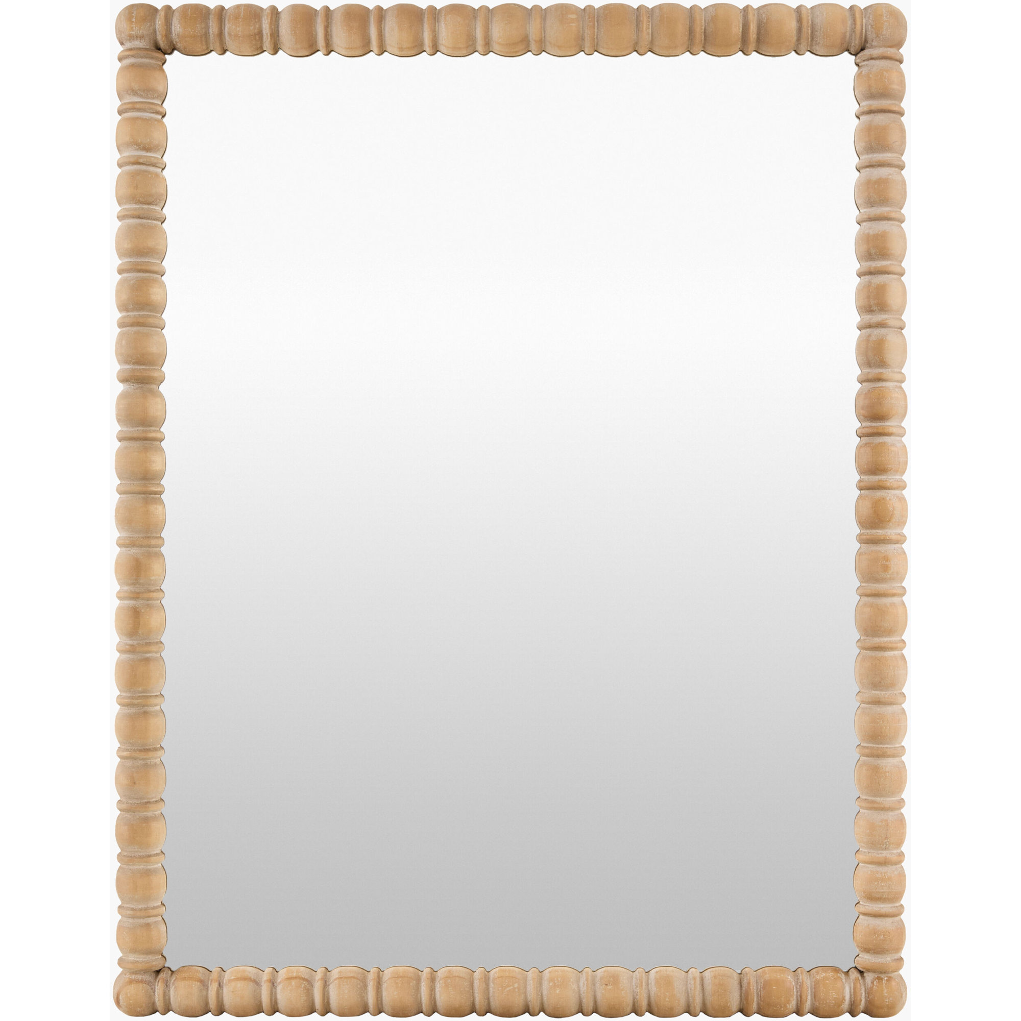 Galey Alix x Livabliss Karling Blair Mirror, 39" x 31", Antique Brown