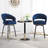 Roellig 29.5 '' Swivel Upholstered Bar Stool with Metal Frame-1474040077