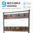 Ahmare Coat Rack Stand with Shoe Storage Bench 9 Hooks Rustic Brown Entrance Hall -662633461