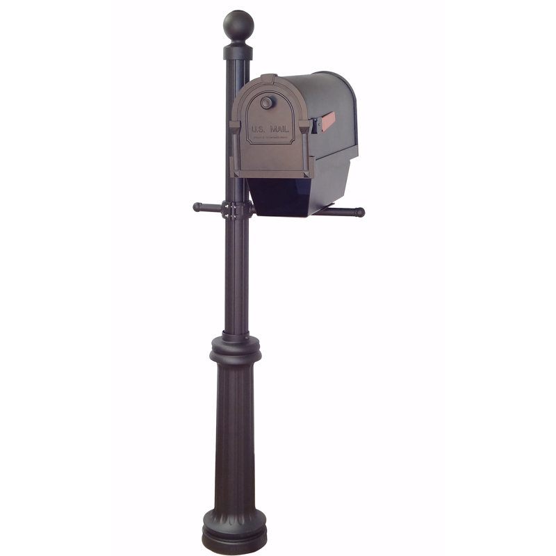 Boîte aux lettres trottoir avec poteau fresno inclus Savannah