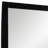 Marlee Glossy Black 32.38 In. W X 36 In. H Cottage Rectangle Wood Framed Mirror-1086527969