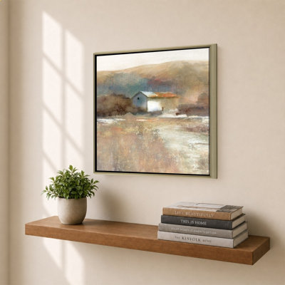Prairie Homestead At Sunset by Carol Robinson - Graphic Art on Canvas