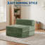 Boneless Convertible Futon Sofa Sleeper, 2-In-1 Modular Floor Couch, No Assembly Required, No-Sag Support For Apartment & Guest Room,Green-938345204