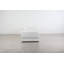 Causeuse à accoudoir carré en cuir véritable 72 po Coldiron