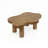 Cloud-Shaped Coffee Table with Tree Knot Pattern – 40”