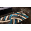 Tapis blanc / gris / bleu en polyester Marcellina-2045073510