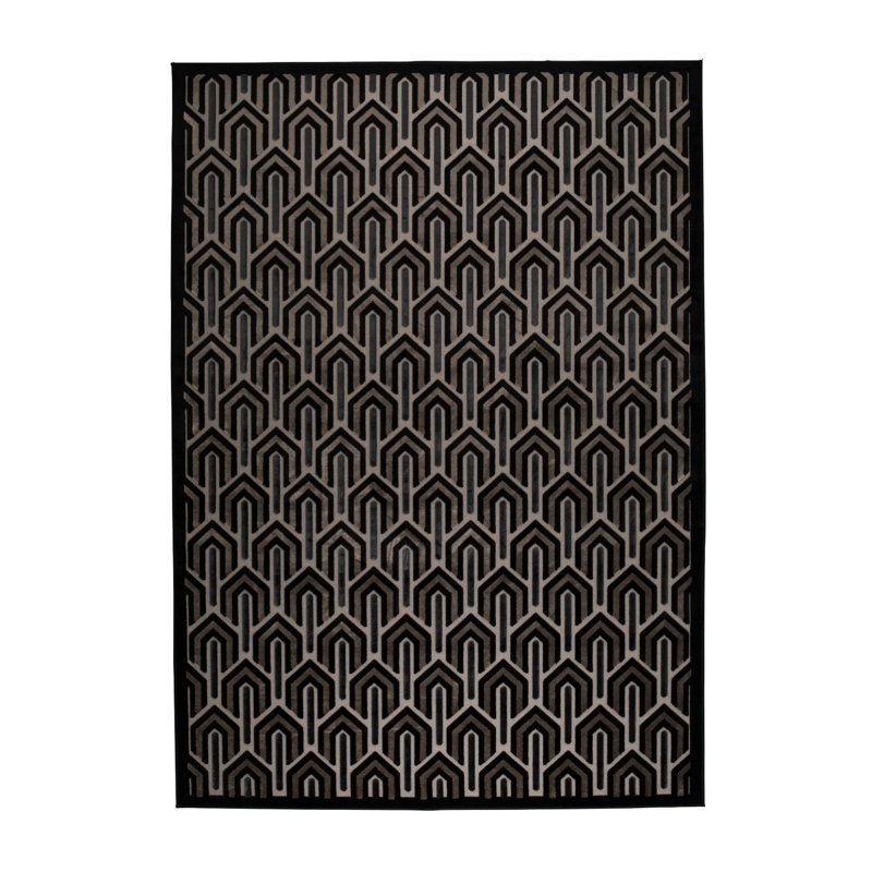 Beverly Flatweave Geometric Area Rug, Rectangle 5' x 7'5"