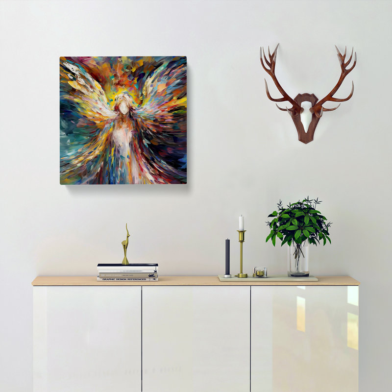 Angel Abstract No.1 - Print, 50cm H x 50cm W x 3cm D