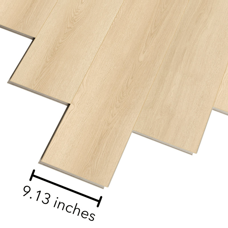 Plancher de vinyle de luxe Mohawk Elite 9 po x 60 po x 6 mm, Hickory doré