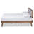 Cramlington Upholstered Platform, Full Bed, Light Grey/Walnut 56.7'' W X 77.3'' L X 48'' H-429917041-429955889