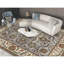 Tapis bleu clair et ivoire noué à la main de haute qualité
