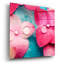 «Pink Flowers 3» par Photoinc Studio, art mural en verre acrylique-101671845