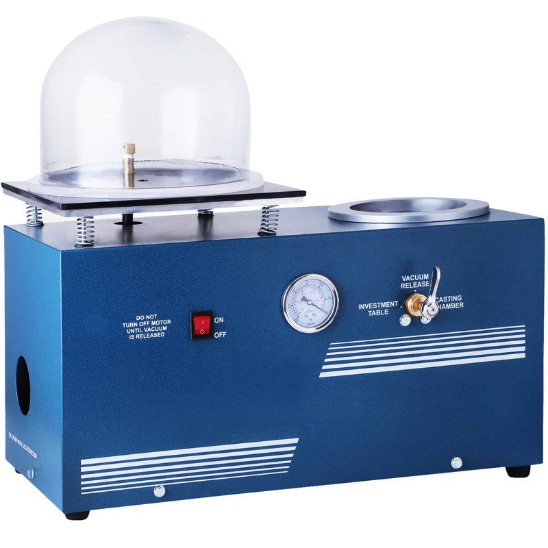 Vacuum Investing Casting 2L Vacuum Casting Machine with 3 CFM Pump