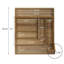8 Compartment Acacia Wood Kitchen Silverware Drawer Organizer Utensil Holder, Kitchen Drawer Divider