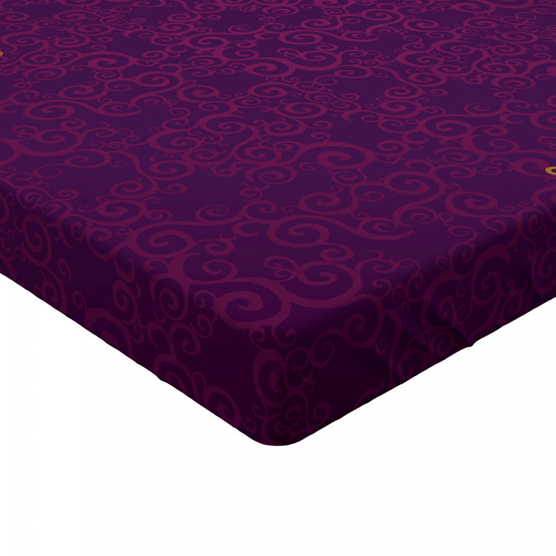 Microfiber Floral Fitted Sheet, Full Fitted Sheet