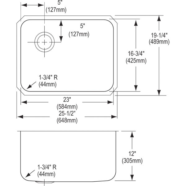 Dimensions du produit