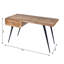 Anuri Natural Wood & Metal Desk