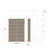 2 Column Display Cabinet, Media Storage, Double Width, Black