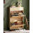 Rattan Shoe Cabinet with 3 Drawer & Flip Doors, 3-Tier Slim Farmhouse Shoe Storage with Adjustable Shelves-1492649943-1492649940