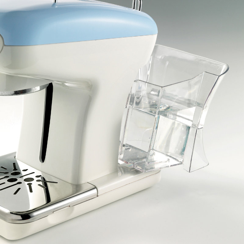 Ariete Vintage 1.7L Kettle with 2 Slice Toaster and 15 Bar Pump Espresso Coffee Machine Set, Blue