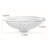 Homein 17.59'' Crystal Circular Bathroom Sink-58522658