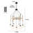 7-light Sputnik Chandelier Milk White Glass Chandelier Globe Chandelier For Dining Room -1049043170