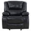 Fauteuil oscillant inclinable noir Elodie-2094207246