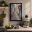 Mediterranean Alleyway Coastal - Wrapped Canvas-74973977-74973999